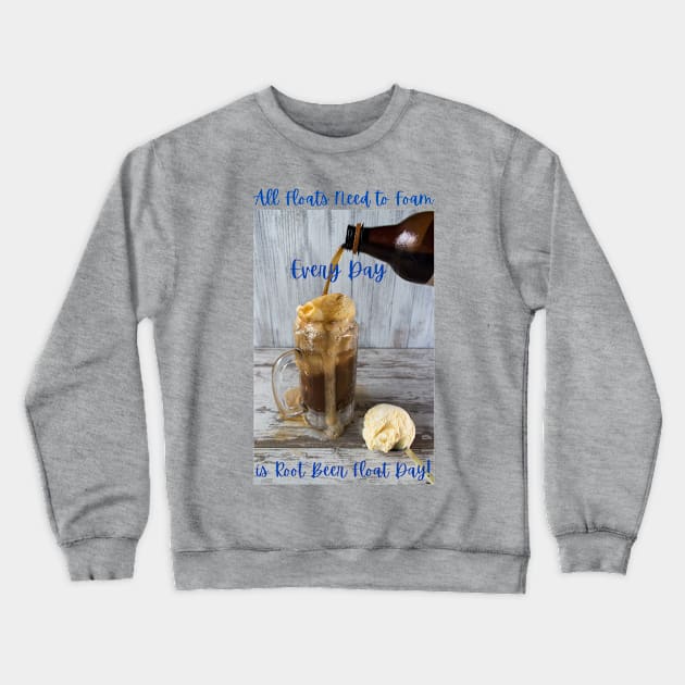 Celebrate national root beer day! Crewneck Sweatshirt by Slackeys Tees